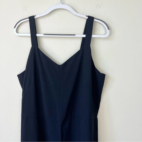 NWT Everlane Japanese GoWeave Slip Jumpsuit Navy - Picture 4 of 9